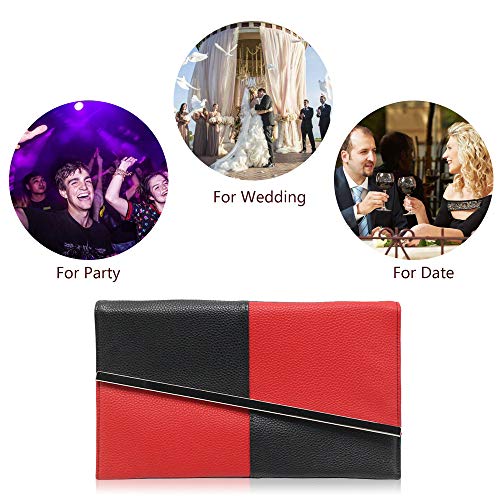 Image of Women Glistening Evening Clutch Bags Sequin Envelope Handbag