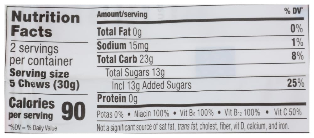 Probar Energy Chews - Strawberry - 2.1 oz - 12 ct