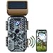 Produktbild VOOPEAK Solar Wildkamera 4K UHD (30fps) 30MP WLAN Bluetooth Jagdkamera mit Nachtsicht IP66 Wasserdicht 120° Weitwinkel Bewegungsaktiviert MP4 Video für die Wildbeobachtung