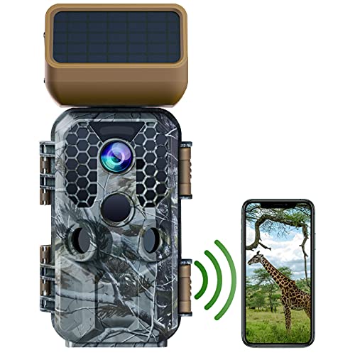 MeevrgR Jagdkamera Solarpanel Mit 6000mAh Akku - IP66 Wasserdicht Für Wildkameras