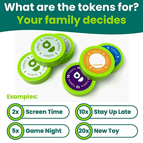 Image of (1st Generation, Not Compatible W /App Positive Reinforcement Game for Families. Replace Behavior, Reward, and Chore Charts for Kids with a Visual Timer, Token Allowance, and Time in Tool.