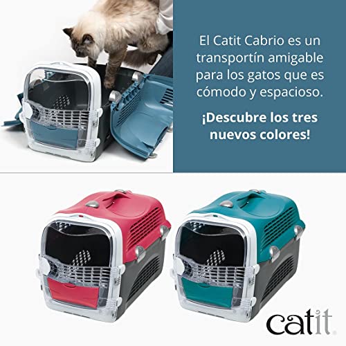 Catit Trasportino per gatti Cabrio, grigio blu