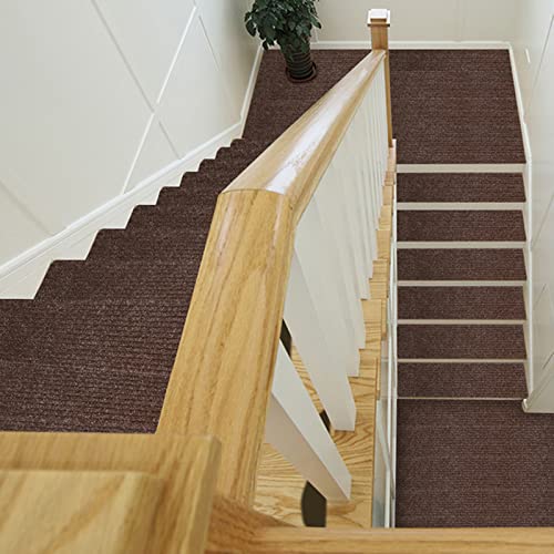 Yrra Stair Carpets, Home Non-Slip Carpet Stair Mats, Staircase Step Treads, Stair Runners For Wooden Steps Modern Stair Treads Rugs (7.8" X 30"),D,Set Of 2 Treads #TOP1