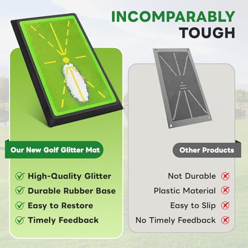 Tapis de golf swing précis avec feedback immédiat de trajectoire