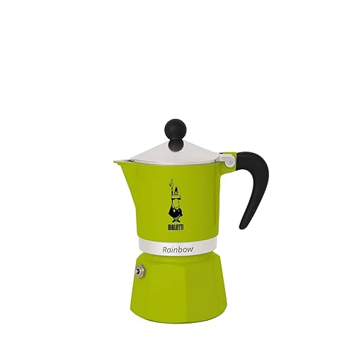 Bialetti 4973 Cafetera de Espresso Arcoíris, Verde