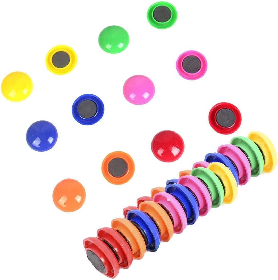 YoeeJob 120PCS for Whiteboard, Assorted Whiteboard Round Colored for Dry