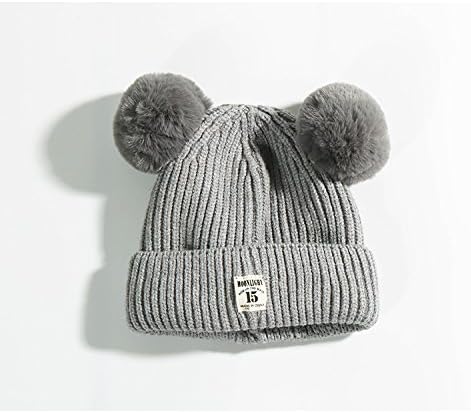 Amazon Co Jp ベビーニット帽 赤ちゃん 女の子 男の子 耳保護付き 無地柔らかい 暖かい かわいい 防風 防寒 保温 春 秋 冬 グレー 服 ファッション小物