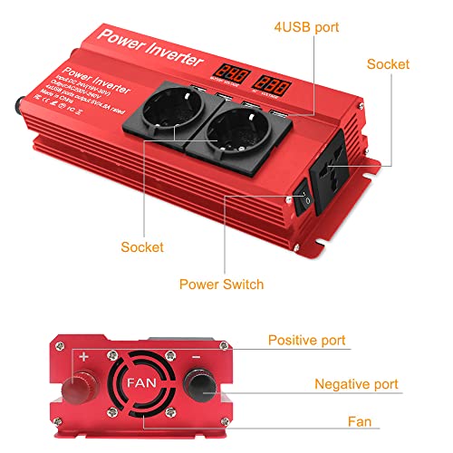 Convertisseur de puissance 24V 220V pour brancher vos appareils