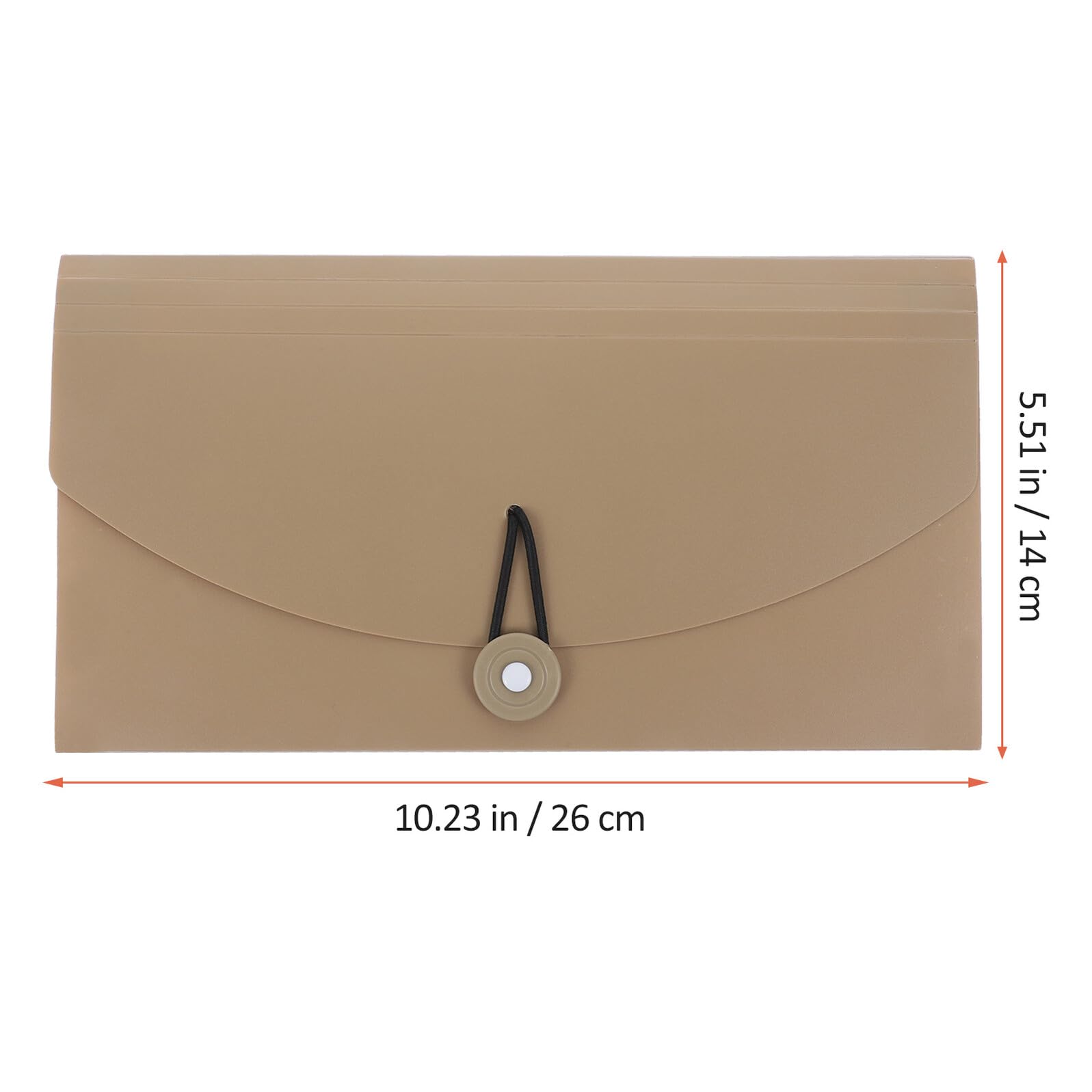 Cartella Portadocumenti a Fisarmonica in Pp Espandibile 13 Tasche e Etichette Colorate, Organizer File Resistente per Ufficio e Archiviazione Documenti Quotidiana, Formato