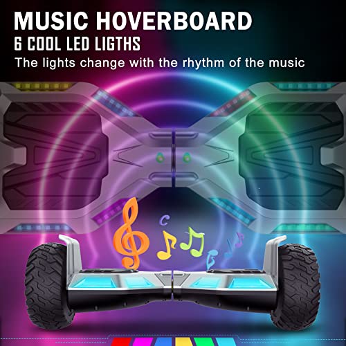 Jolege 8.5" Hoverboard For Adults, B01 Off Road Hoverboard For Kids, All Terrain Hoverboard For Youth #TOP2
