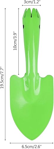 Miniatura 2 de Mini palas de mano de jardín de metal de paleta colorida, 5 piezas de herramientas de jardín para niños, adolescentes y adultos, caja de arena para