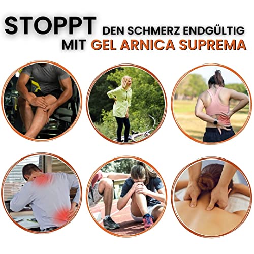 Arnika Gel für Pferde für den menschlichen Gebrauch 98% 500 ml mit Lavendel Extrakt, Minze, Gaultheria-Öl und Vitamin E, Arnika-Creme mit wohltuender Wirkung auf Muskeln, 100% Italienisch - Image 5