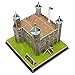 Runsong Creative 3D Puzzle Paper Model Tower of London DIY Fun & Educational Toys World Great Architecture Series, 36 Pcs