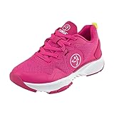 ZUMBA Women’s Train 2.0 Low-Top Nonslip Foam-Sole Dance Cardio Sneakers, 8, Pink