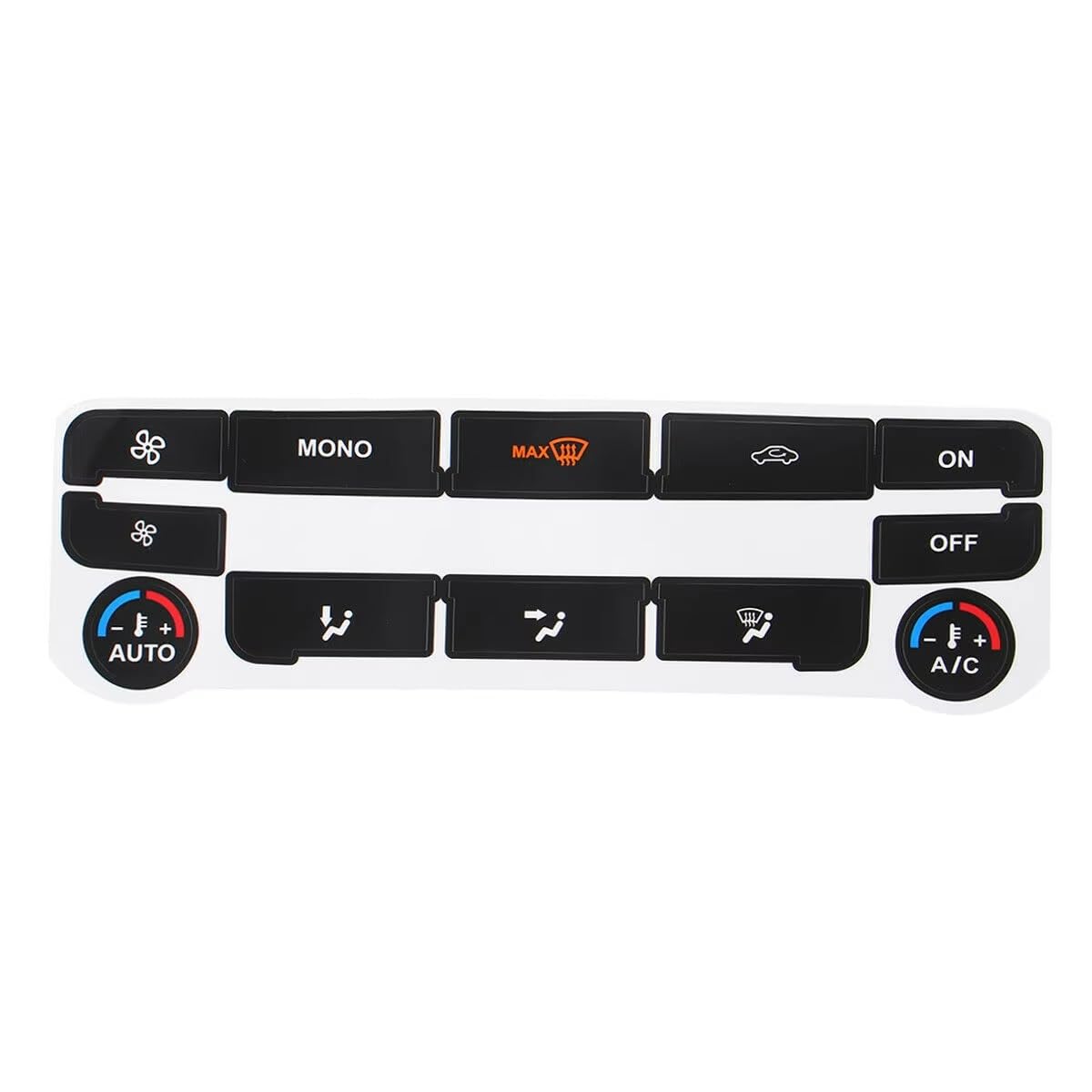 Autocollant bouton climatisation effacé Ford S-Max Mondeo solution boutons usés - 7