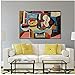 Pablo Picasso Mandolina y guitarra Lienzo Pintura Carteles Impresiones Arte de la...