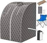 RELAX4LIFE Mini Sauna de Vapor 3L con Temporizador 15-90min y Temperatura...