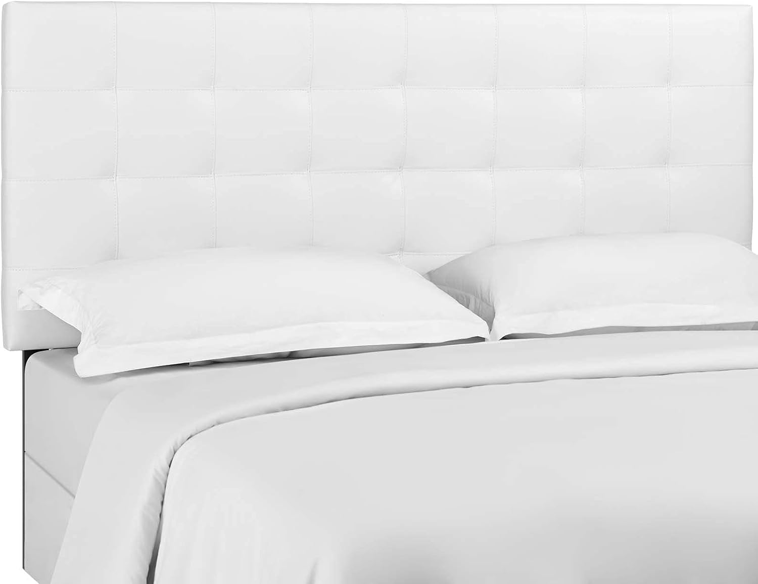 Modway Paisley Upholstered Tufted Faux Leather King and