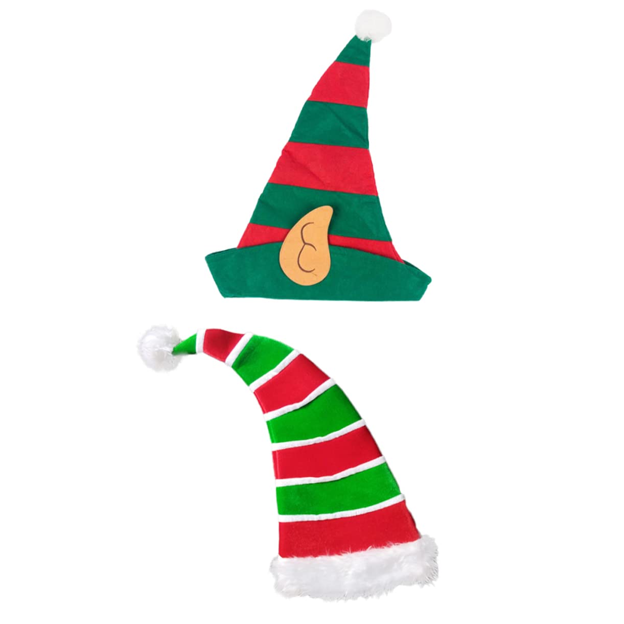 KOMBIUDA 2sets Weihnachten Beanie Hüte Heiraten Xmas Party Kopfschmuck Zubehör 2 Stücke * 2