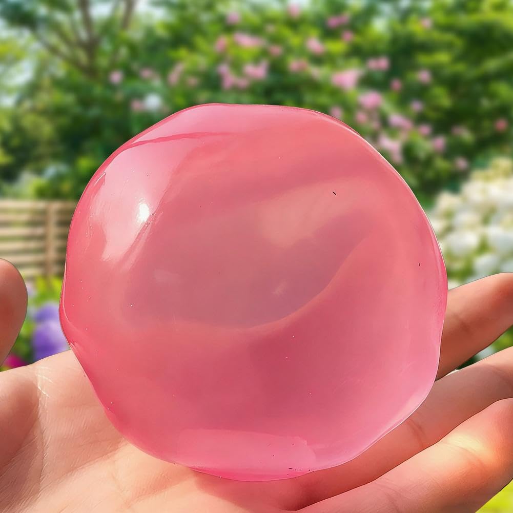 Bola Anti-estrés De Aceite De Coco 2026 – Textura Crujiente, Sonido Relajante Y Sensación Cremosa – Ideal Para Estudio Y Trabajo (Rosa)