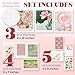 97 Decor Pink Coquette Room Decor Aesthetic - Eclectic Wall Art, Vintage Coquette Decoration, Green and Pink Eclectic Decoration, Coquette Posters Maximalist Gallery Wall Prints for Bedroom (Unframed)