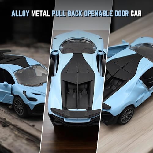 Image of Stylbase die cast Pull Back Cars for Kids 10 Cm Alloy Metal car Kids Toys for 2 - 5 Years | Vehicles Toys with Openable Door Games for Boys Playtime Adventures Birthday Gift