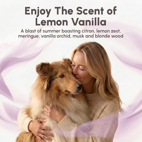 Image of Best Shot Scentament Spa Botanical Body Splash, Detangler Spray, Body Spray for Pets, Cat and Dog Cologne Spray, Lemon Vanilla, 8 Oz.