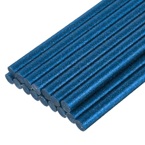 Bâtons de colle chaude bleu pailleté de 20,3 cm à forte adhérence pour scrapbooking créatif