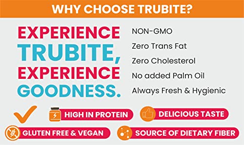 Image of Trubite Classic Peanut Butter (Crunchy) (2.5kg) | 26g Protein | Cholesterol Free | Indian Recipe | Delightful Taste (2.5KG)