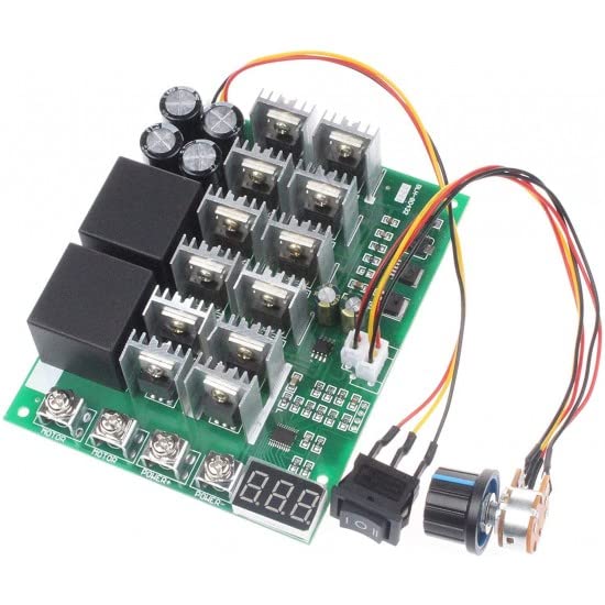 Techtonics 10V-55V 60A DC PWM Motor Speed Controller 12V 24V 36V 48V Digital Display 100A Max Brush DC Motor Controller - Third gear Forward Reverse Stop (B0BTMH5FX3) Amazon Price History, Amazon Price Tracker