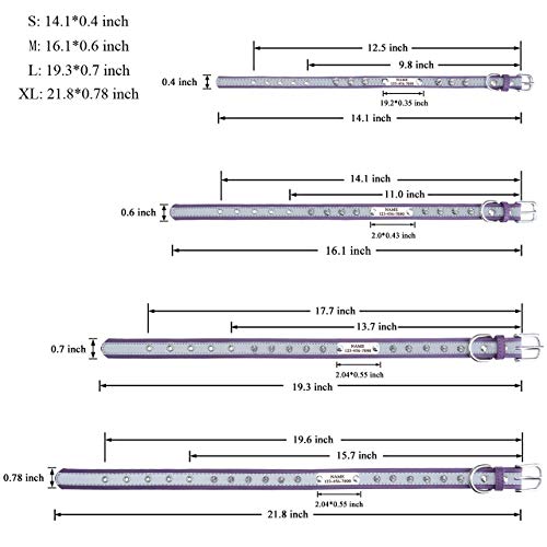 Mogokoyo Collari per cani Personalizzati