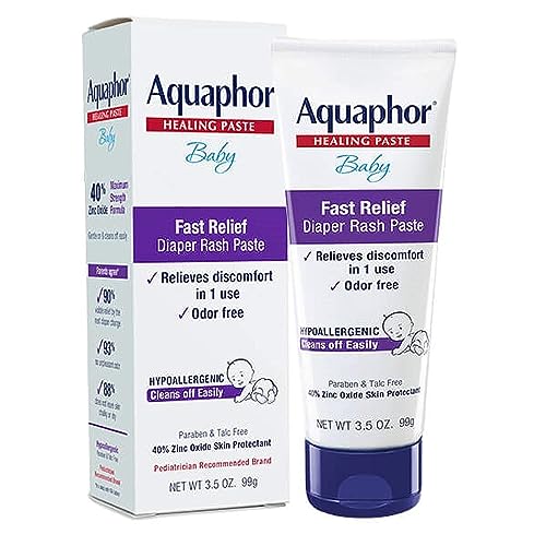 Image of Aquaphor Baby Diaper Rash Paste - For Serious Diaper Rash and Flare-ups - 3.5 Oz