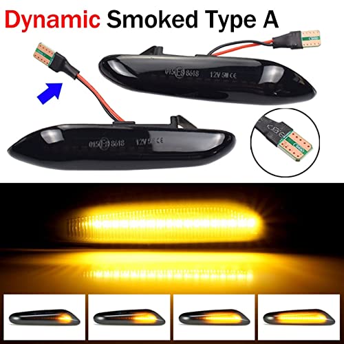Clignotants latéraux séquentiels LED BMW E90 E60 E46 E87 X1 X3 répétiteurs dynamiques - 3