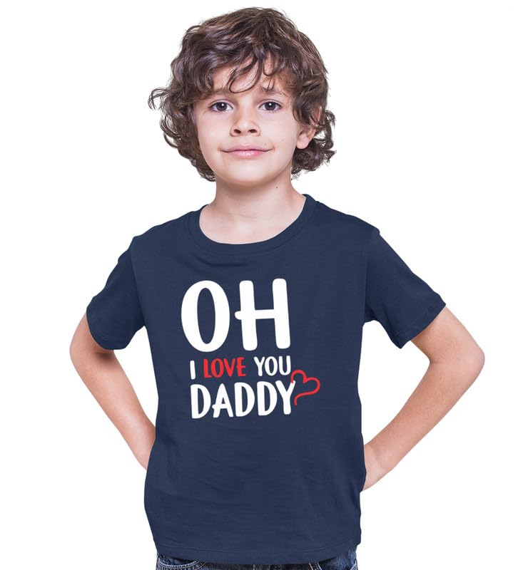 Image of INDISSH Father Son Matching Printed Cotton Tshirt Combo - FS-06-COM-PAR