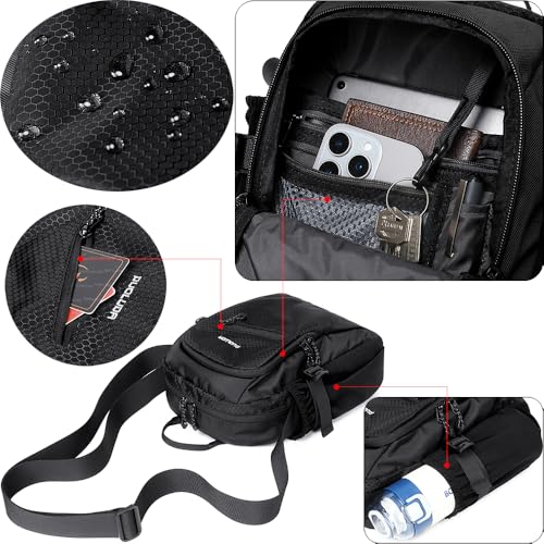 Crossbody Bag sports outdoor shoulder bag Unisex Messenger Bag 10.2‘’×7.8‘’×3.5‘’ small Lightweight sports travel bag4