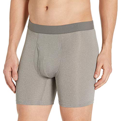 Terramar Men's M Transport Boxer Brief 6, Sharkskin Heather, M