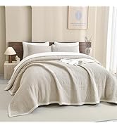 CozyTide Oversized King Bedspread 128"x120", 100% Cotton White Quilt Set for All Season
CozyTide 100% Cotton White Waffl 51YdRhDY5YL. AC SR166,182