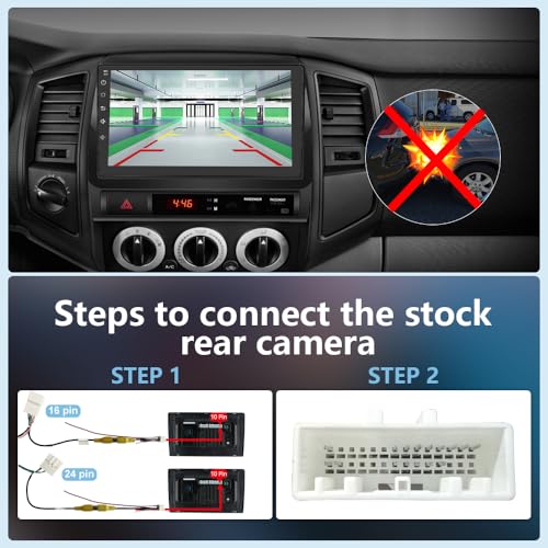 Image of Junsun 5G WiFi 64GB ROM Car Radio for Toyota Tacoma 2005-2015 Support JBL Sound System,10 inch HD IPS Display, Wireless CarPlay /Android Auto,Support GPS DSP RDS BT 5.0 Rearview AM /FM