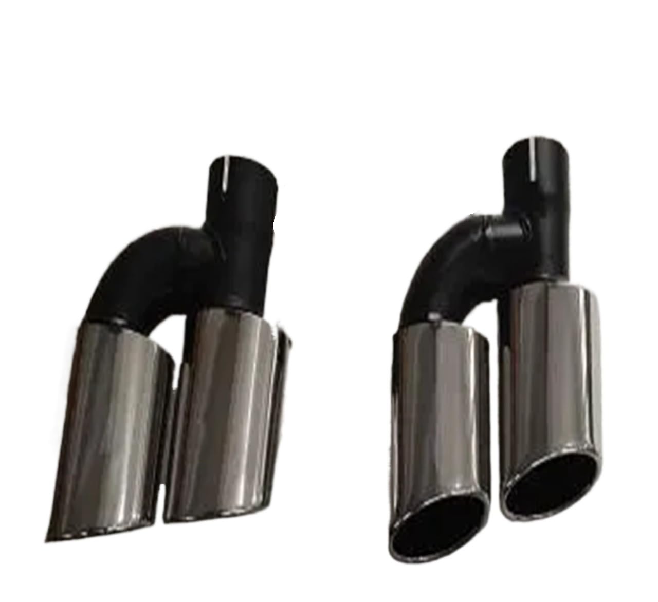 Parachoques trasero Audi A4 B9 con difusor ABS negro brillante duradero 7