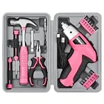 Hi-Spec – Hi-Spec kleiner Werkzeugkoffer mit Akkuschrauber für Frauen
