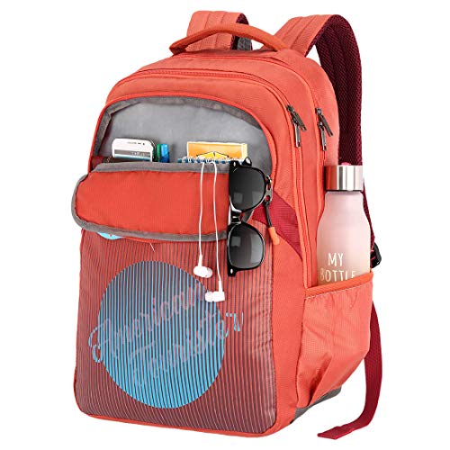 Image of American Tourister Swiddle 4.0Bp Buterfly Ylw, Kids Activity Backpack, Age 4-6 Years, 2 Full Compartments