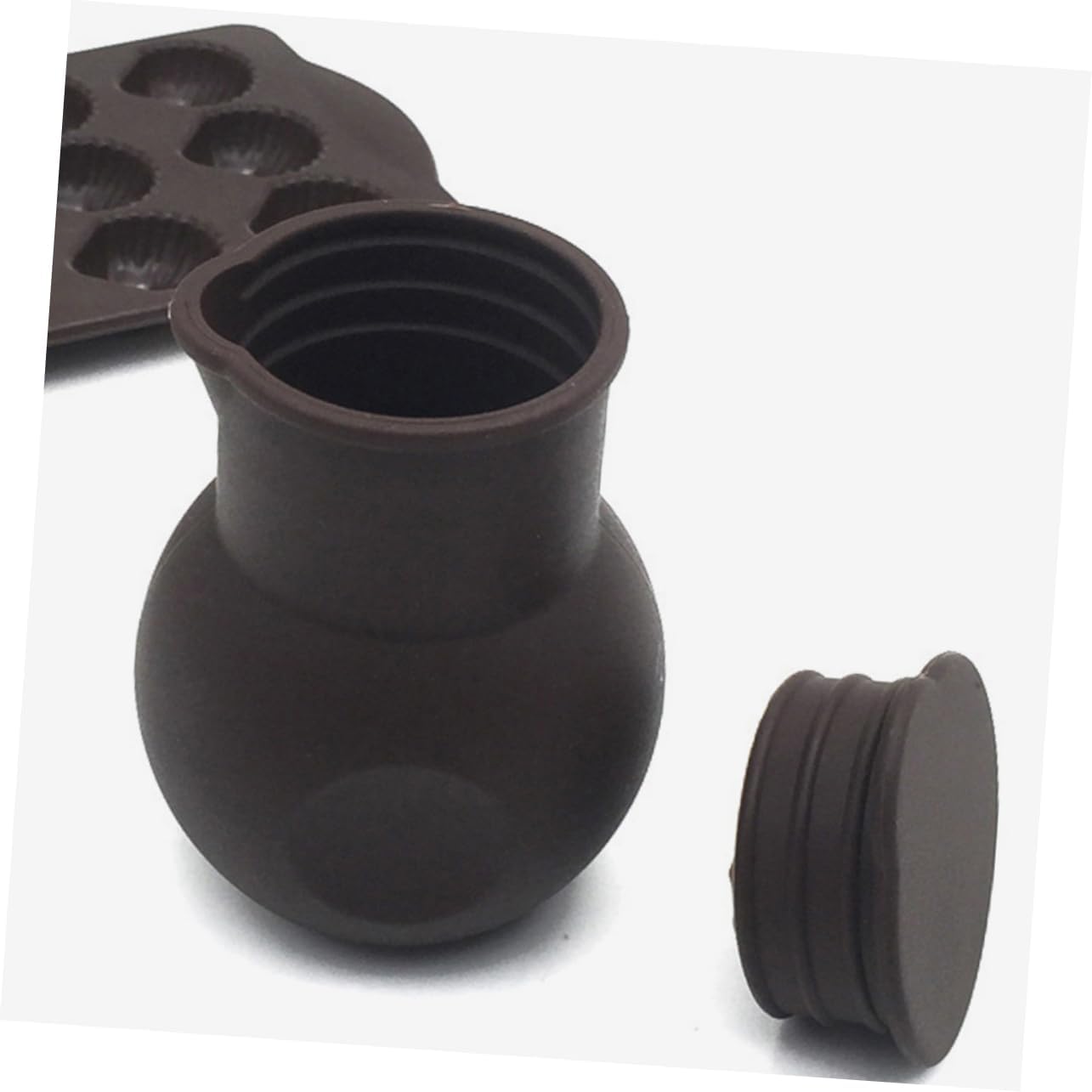 2pcs Silicone Chocolate Melting Pot for Microwave Baking Pouring
