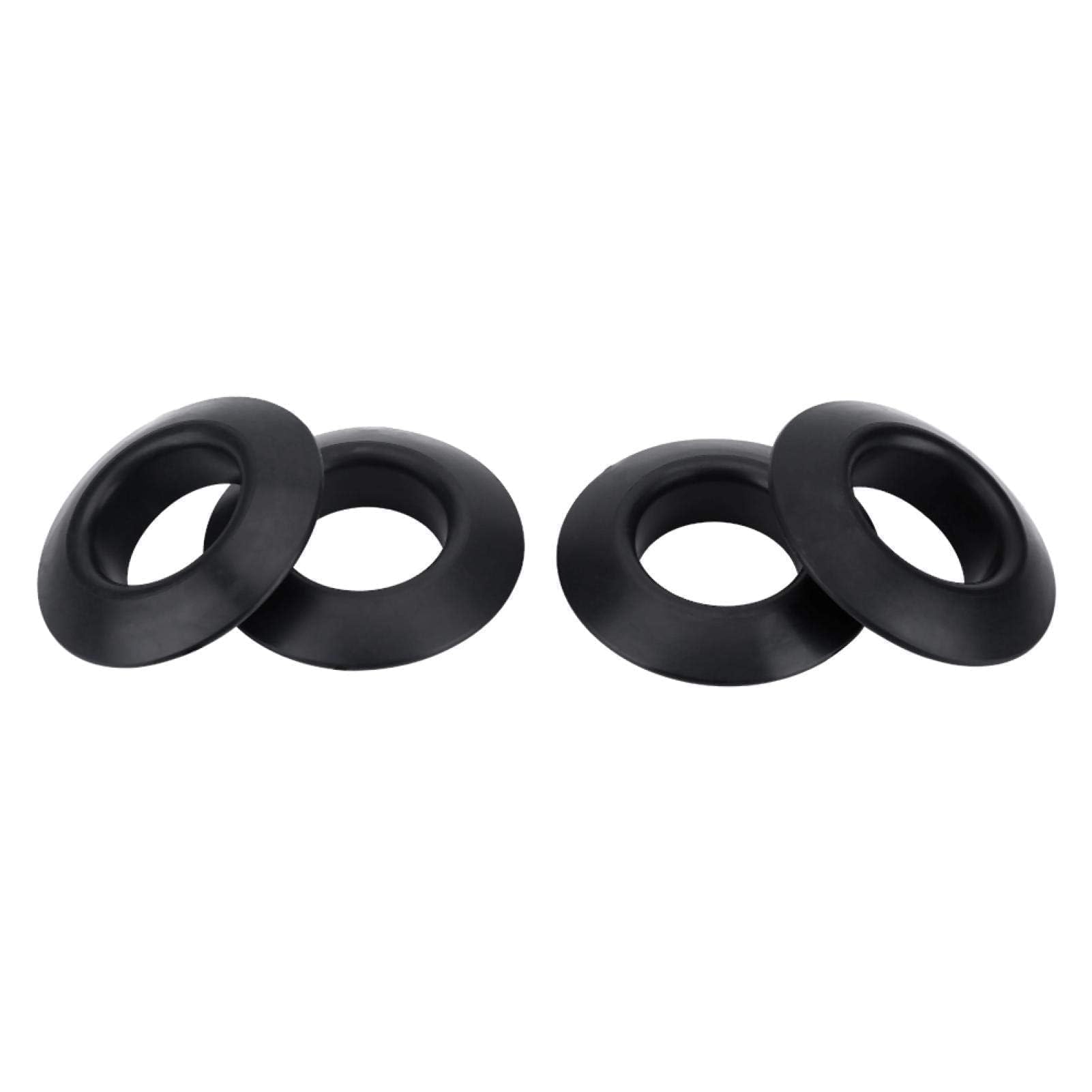 Vbest life Anillos de Goteo duraderos de 4 Piezas, pr¡§¡écticos Anillos de Goteo de Goma para el Eje de Las paletas de Rafting en Canoa de Kayak