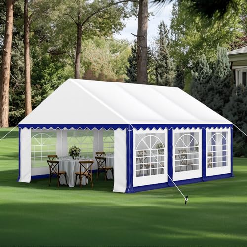 GREEN PARTY 16x20FT Party Tent Heavy Duty, Large Wedding...