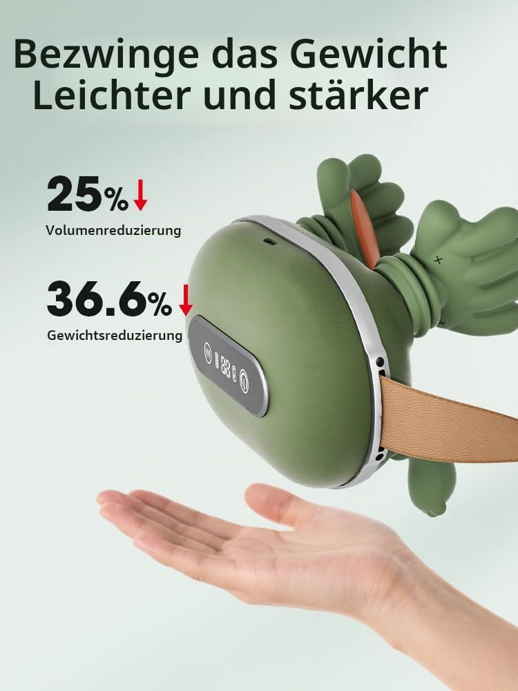 Verbessert Nackenmassagegerät, Nackenmassage mit Bildschirmanzeige, 3 Massagestufen 2 Temperaturstufen, Elektrische Massagegeräte Mit Wärme, Massage Hand für Schultern, Nacken, Rücken
