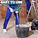 Cordless Cement Mixer for Makita 20V Battery, 2300W Electric Mortar Mixer, 6 Variable Speed Portable Mud Mixer with 2 Pcs 20V 3000mAh Lithium Battery and Goggles for Mixing Mortar, Paint, Fodder