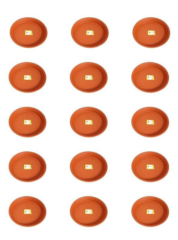 SPYLARKS™ Heavy Duty Planter Gamla Bottom Plate/Tray/Saucer Base Plate/Dip Tray Suitable for 20inch Flower Pots-Terracotta (20inch)(Pack of 15) (B0CFTFH4S3) Amazon Price History, Amazon Price Tracker
