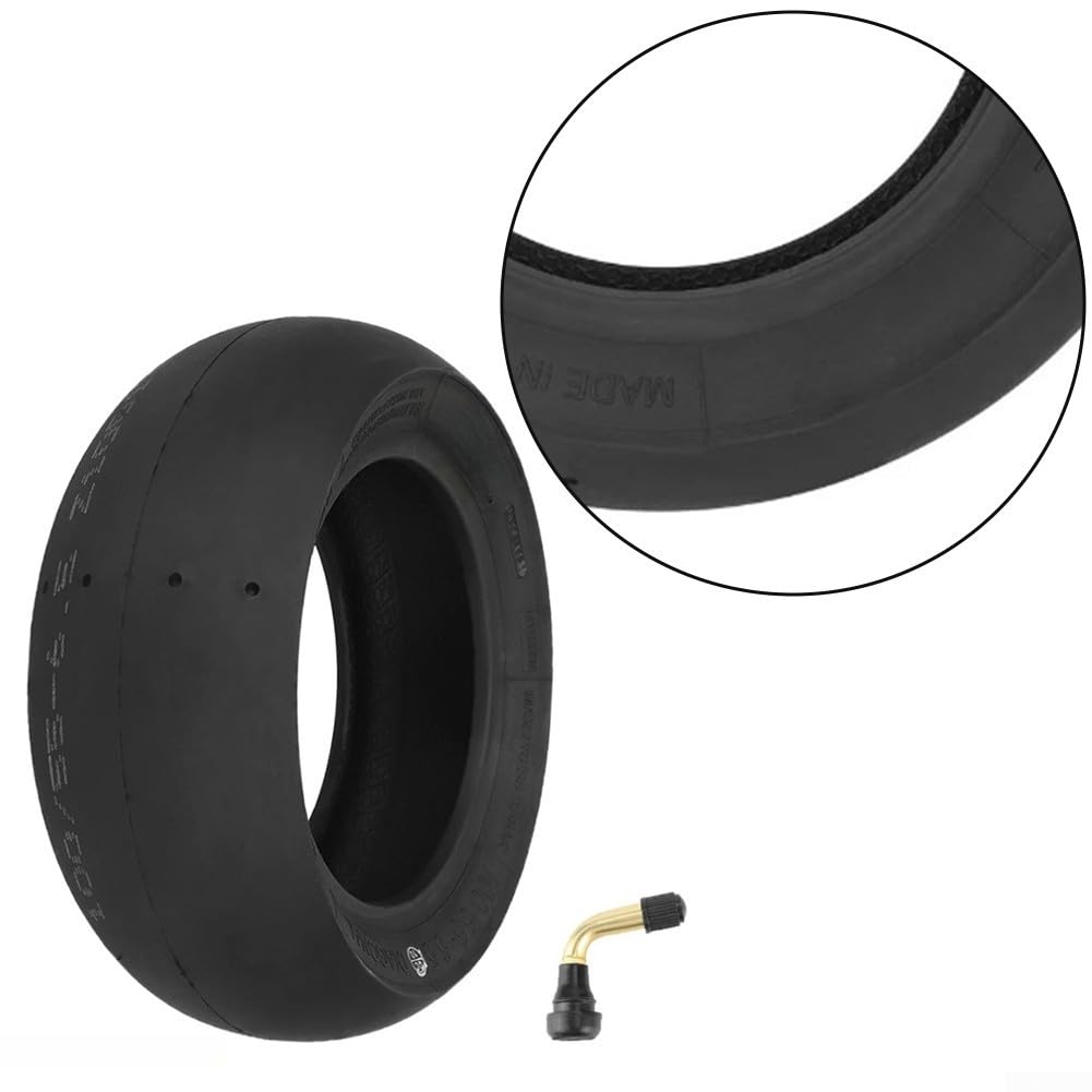 Pneumatico senza camera d'aria ad alte prestazioni 100/55-6,5 per Dualtron Ultra e Kaabo per Wolf, ruota per scooter elettrico con robusta resistenza all'usura, nero (B nero)