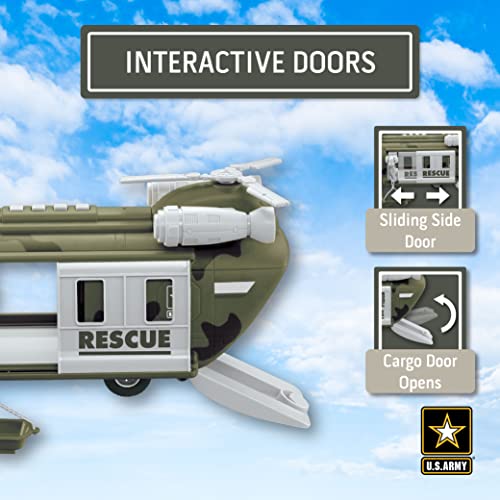 image for Lollipop United States Army Helicopter Toy, Military Rescue Copter w/L