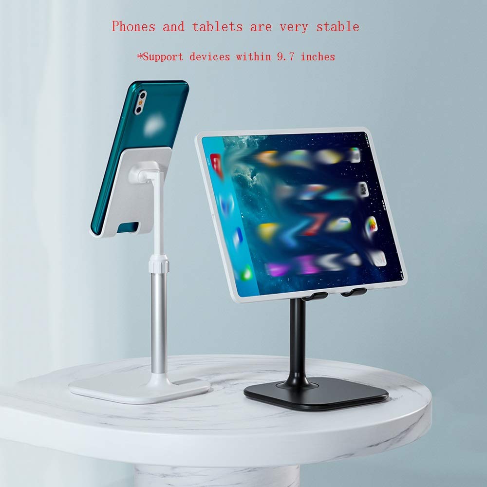 Stop podnoszenia pulpitu tablet stojak na telefon regulowany uchwyt na tablet biurko uchwyt na telefon komórkowy (kolor: biały)